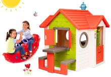 Spielhäuser mit Schaukel - Set Häuschen My Neo House DeLuxe Smoby mit Klingel, Tisch und doppelseitige Schaukel- Dinosaurier  ab 24 Monaten_30