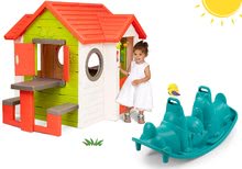 Spielhäuser mit Schaukel - Set Häuschen My Neo House DeLuxe Smoby mit Klingel und Hintereingang und doppelseitige Schaukel Hund ab 24 Monaten_27