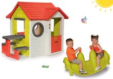 Spielhäuser mit Schaukel - Set Häuschen My Neo House DeLuxe Smoby mit Klingel und Hintereingang und doppelseitige Schaukel Hund ab 24 Monaten_30