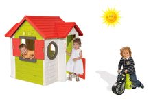 Căsuțe și cățărătoare - Set căsuţă My Neo House DeLuxe Smoby cu sonerie electronică şi un babytaxiu Racing Bike de la 24 luni_34