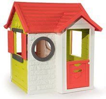 Hišice za otroke - Hišica My Neo House Smoby 1 vrata 2 okna z naoknicami in 2 okrogli okni razširjena od 2 leta_6