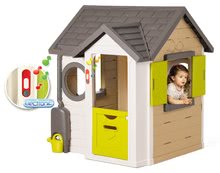 Cabanes avec toboggan pour enfants - Maisonnette My House Smoby 2 portes, sonnette électronique et filtre UV à partir de 24 mois_13