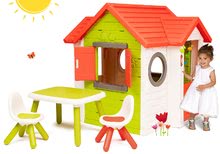 Hišice s pohištvom - Komplet hišica My Neo House DeLuxe Smoby z elektronskim zvoncem in mizica z 2 stolčkoma Kid od 24 mes_32