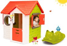 Spielhäuser mit Schaukel - Set Häuschen My Neo House DeLuxe Smoby mit Klingel und grüner Schaukel am Boden Katze ab 24 Monaten_22