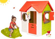 Spielhäuser mit Schaukel - Set Häuschen My Neo House DeLuxe Smoby mit Klingel und grüner Schaukel am Boden Katze ab 24 Monaten_21