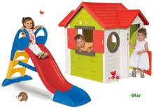 Case per bambini con scivolo - Set casetta My Neo House DeLuxe Smoby con campanello e 2 porte e scivolo Toboggan KS medio 1,5 metri dai 24 mesi_24