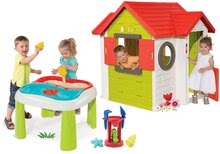 Spielhäuser mit Sandkasten - Set Häuschen My Neo House DeLuxe Smoby mit elektronischer Klingel und Tisch Wasser & Sand ab 24 Monaten_26