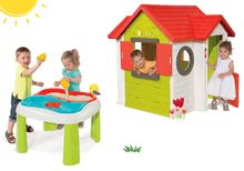 Spielhäuser mit Sandkasten - Set Häuschen My Neo House DeLuxe Smoby mit elektronischer Klingel und Tisch Wasser & Sand ab 24 Monaten_29