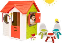 Kućice s namještajem - Set kućica My Neo House DeLuxe Smoby sa zvoncem i 2 vrata i 2 stolca i stolić KidChair od 24 mjeseca_38