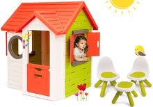 Kućice s namještajem - Set kućica My Neo House DeLuxe Smoby sa zvoncem i 2 vrata i 2 stolca i stolić KidChair od 24 mjeseca_37
