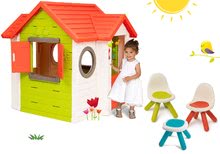 Spielhäuser mit Möbeln - Set Häuschen My Neo House DeLuxe Smoby mit elektronischer Klingel und Picknicktisch mit zwei Stühlen KidChair Red ab 24 Monaten_36
