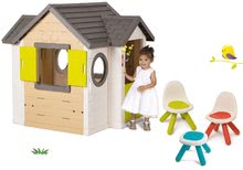 Spielhäuser mit Möbeln - Set Häuschen My Neo House DeLuxe Smoby mit elektronischer Klingel und Picknicktisch mit zwei Stühlen KidChair Red ab 24 Monaten_38