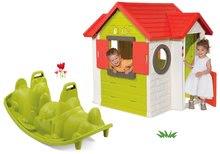 Spielhäuser mit Schaukel - Set Häuschen My Neo House DeLuxe Smoby mit elektronischer Klingel und Schaukel Hund doppelseitig ab 24 Monaten_23