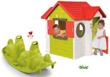 Spielhäuser mit Schaukel - Set Häuschen My Neo House DeLuxe Smoby mit elektronischer Klingel und Schaukel Hund doppelseitig ab 24 Monaten_26