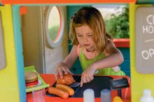 Domki dla dzieci - Domek z restauracją ogrodową  Chef House Smoby z kuchnią i sklep z kasą fiskalną 38 akcesoriów od 2 roku życia_1