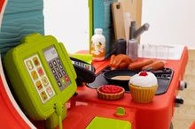 Spielhäuser mit Sandkasten - Set Häuschen mit Gartenrestaurant Chef House DeLuxe Smoby und ein Sportzentrum und ein Basketballkorb und ein Sandkasten mit Plane_30
