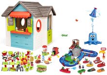Domčeky s vodnou dráhou -  NA PREKLAD - Set domček so záhradnou reštauráciou Chef House DeLuxe Smoby a vodná dráha AquaPlay Adventure Land s dobrodružstvom a potravinami_66