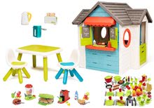 Spielhäuser mit Möbeln - Set Häuschen mit Gartenrestaurant Chef House DeLuxe Smoby und mit Tisch und Stühlen und Geräten und Lebensmitteln_62