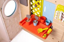 Kleine Spielhäuser für Kinder - Häuschen für den Gärtner Garden House Smoby mit Blumentöpfen erweiterbare Dachrinne und Gitter mit Vogelhäuschen 135 cm Höhe mit UV-Filter ab 2 Jahren_13