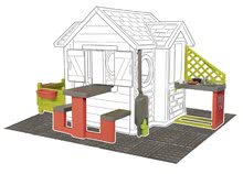 Speciálisan csak nálunk - Házikó My House Smoby piknik asztallal és napernyővel_16