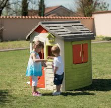 Hrací centra - Set hrací centrum Fun Center Smoby se skluzavkou dlouhou 150 cm, domeček Jura Lodge od 24 měsíců_13