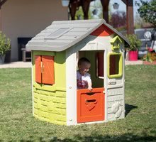 Hrací centra - Set hrací centrum Fun Center Smoby se skluzavkou dlouhou 150 cm, domeček Jura Lodge od 24 měsíců_14