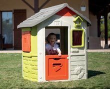 Hrací centra - Set hrací centrum Fun Center Smoby se skluzavkou dlouhou 150 cm, domeček Jura Lodge od 24 měsíců_20