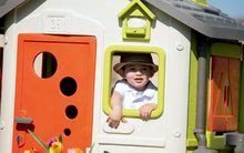 Hrací centra - Set hrací centrum Fun Center Smoby se skluzavkou dlouhou 150 cm, domeček Jura Lodge od 24 měsíců_16