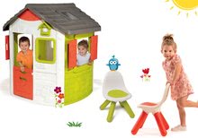 Spielhäuser mit Möbeln - Set Häuschen Jura Lodge Smoby mit zwei Türen und 2 KidChair-Stühlen ab 24 Monaten_29