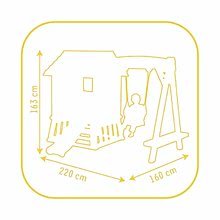 Domčeky so šmykľavkou - Set domček Pretty Forest hut Smoby s hojdačkou a hojdačka Tuleň od 24 mes_6