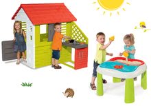Case per bambini con sabbiera - Set casa Pretty Nature Smoby con cucina estiva e tavolo Acqua&Sabbia 2in1 con mulino dai 24 mesi_15