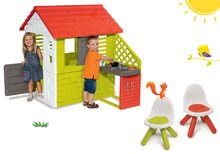 Cabanes avec meubles - Maisonnette Pretty Nature Smoby avec une cuisine d'été et 2 chaises KidChair à partir de 24 mois_23