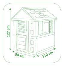 Domčeky so šmykľavkou - Set domček Nature Smoby a šmykľavka XS dlhá 90 cm s vedro setom od 24 mes_9