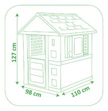 Domečky pro děti - Domeček Nature Smoby se zasouvací okenicí od 24 měsíců_3