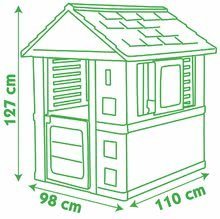 Căsuțe și tobogan pentru grădină - Set căsuță Soare Sunny Smoby cu bucătărie, grădină și tobogan de 2 m_22