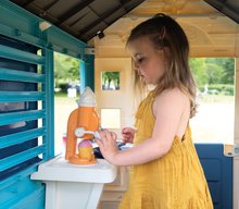 Kleine Spielhäuser für Kinder - Spielhaus mit Laden  Sweety Corner Playhouse Smoby mit Speisen und Süßigkeiten 18 Beilagen mit  UV Filter ab 2 Jahren_6