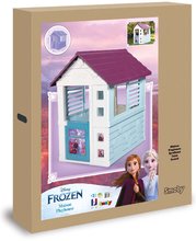 Domčeky pre deti - Domček Frozen Disney Playhouse Smoby polovičné dvere a 2 okna so žalúziami UV filter od 2 rokov_4