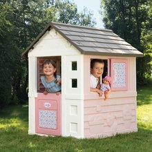 Hišice za otroke - Hišica Corolle Playhouse Smoby z 2 okni z žaluzijami in premičnimi naoknicami ter 1 polovičnimi vrati UV filter od 2 leta_0