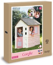Hišice za otroke - Hišica Corolle Playhouse Smoby z 2 okni z žaluzijami in premičnimi naoknicami ter 1 polovičnimi vrati UV filter od 2 leta_0