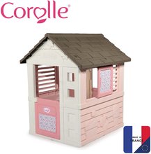 Kleine Spielhäuser für Kinder - Spielhaus Corolle Playhouse Smoby mit 2 Fenstern mit Jalousien und Schiebeläden und 1 Halbtür UV Filter ab  2 Jahren_1