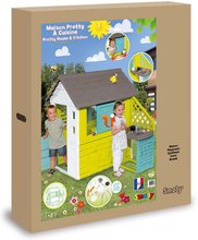 Kućice za djecu - Kućica Pretty Blue Smoby s ljetnom kuhinjom i kliznom roletom od 24 mjeseca_10