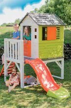 Domčeky pre deti - Set domček na pilieroch Pilings House Smoby s 1,5 m šmykľavkou a darček elektronický zvonček od 24 mes_11