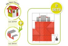 Kućice za djecu - Kućica My Neo House Smoby 1 vrata 2 prozora s žaluzinama i 2 okrugla prozora sklopiva od 2 godine_12