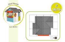 Domčeky pre deti - Domček so záhradnou reštauráciou Chef House Smoby s kuchynkou a obchod s pokladňou 38 doplnkov od 2 rokov_17