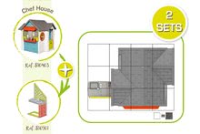 Domčeky pre deti - Domček so záhradnou reštauráciou Chef House Smoby s kuchynkou a obchod s pokladňou 38 doplnkov od 2 rokov_19