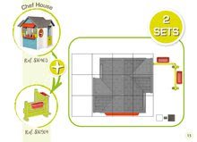 Domčeky pre deti - Domček so záhradnou reštauráciou Chef House Smoby s kuchynkou a obchod s pokladňou 38 doplnkov od 2 rokov_20