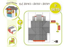 Domčeky pre deti - Domček so záhradnou reštauráciou Chef House Smoby s kuchynkou a obchod s pokladňou 38 doplnkov od 2 rokov_21