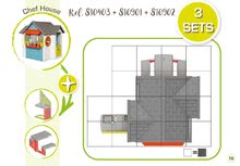 Domčeky pre deti - Domček so záhradnou reštauráciou Chef House Smoby s kuchynkou a obchod s pokladňou 38 doplnkov od 2 rokov_22