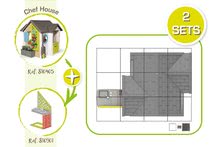 Căsuțe şi nisipar - Căsuța grădinarului Garden House Smoby excepțional de extensibilă cu nisipar sub umbrelă de la 24 luni_71