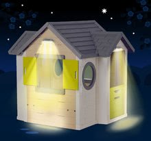 Spielhäuser Friends House Smoby - Spielhaus Neo Friends House DeLuxe Smoby mit zwei Spielküchen und Tischen mit einem Sonnenschirm mit Umzäunung_30